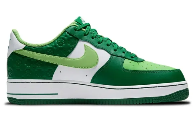 Nike Air Force 1 Green Shamrock Lifestyle Sneakers 6