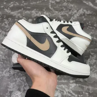 Nike Air Force 1 Low Branco Preto Bege Tênis Lifestyle