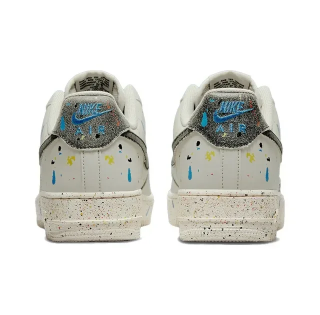 Nike Air Force 1 Paint Splatter Lifestyle Sneakers 5