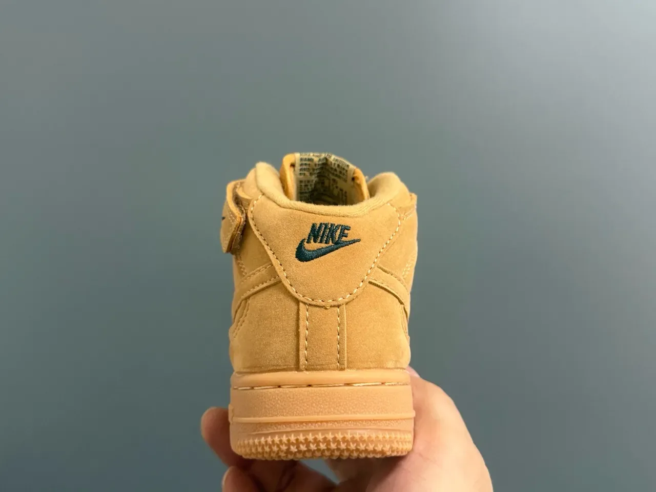 Nike Air Force 1 Tan Suede Lifestyle Sneakers 18