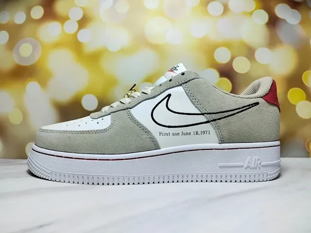 Nike Air Force 1 Branco e Royal Blue Sneakers Lifestyle 10