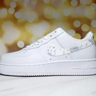 Nike Air Force 1 सादा बंडाना प्रिंट लाइफस्टाइल स्निकार