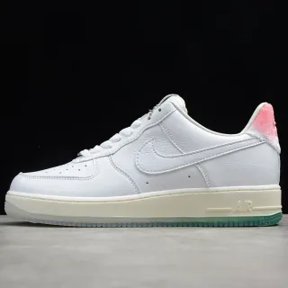 Nike Air Force 1 White Pink Gradient Heel Lifestyle Sneakers