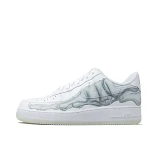 Nike Air Force 1 White Skeletal X-Ray Lifestyle Sneakers