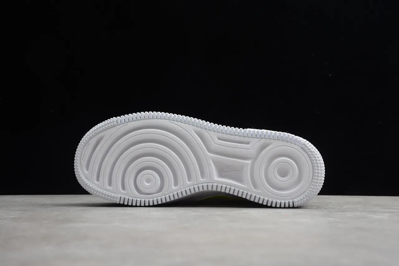 Nike Air Force 1 White Volt Lifestyle Sneakers 13