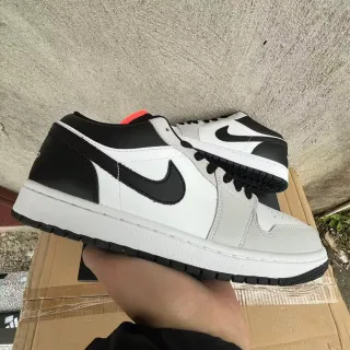 Nike Air Jordan 1 Low White Black Lifestyle Sneakers