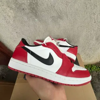 Nike Air Jordan 1 Red White Black Lifestyle Sneakers