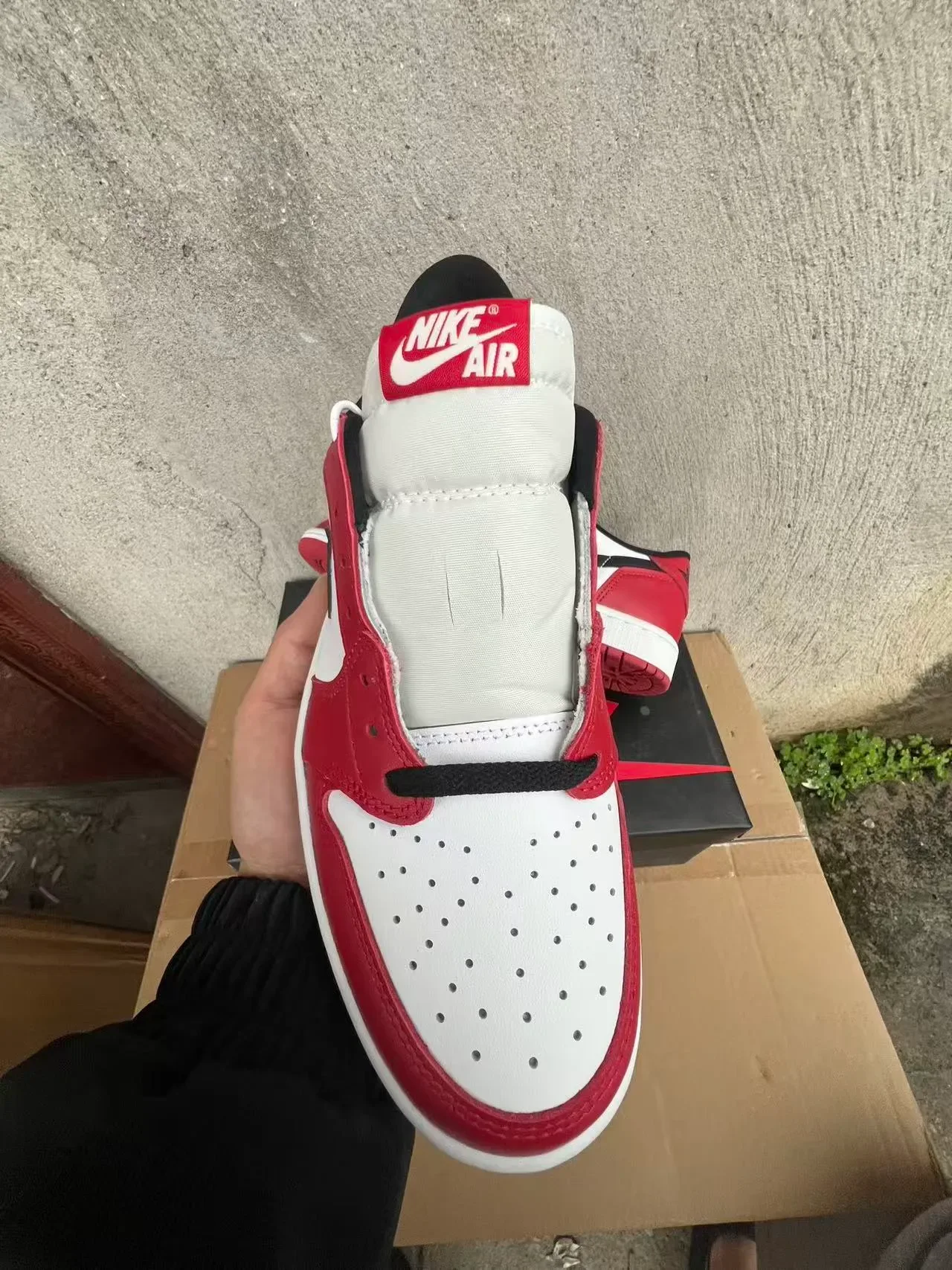 Nike Air Jordan 1 Red White Black Lifestyle Sneakers 2