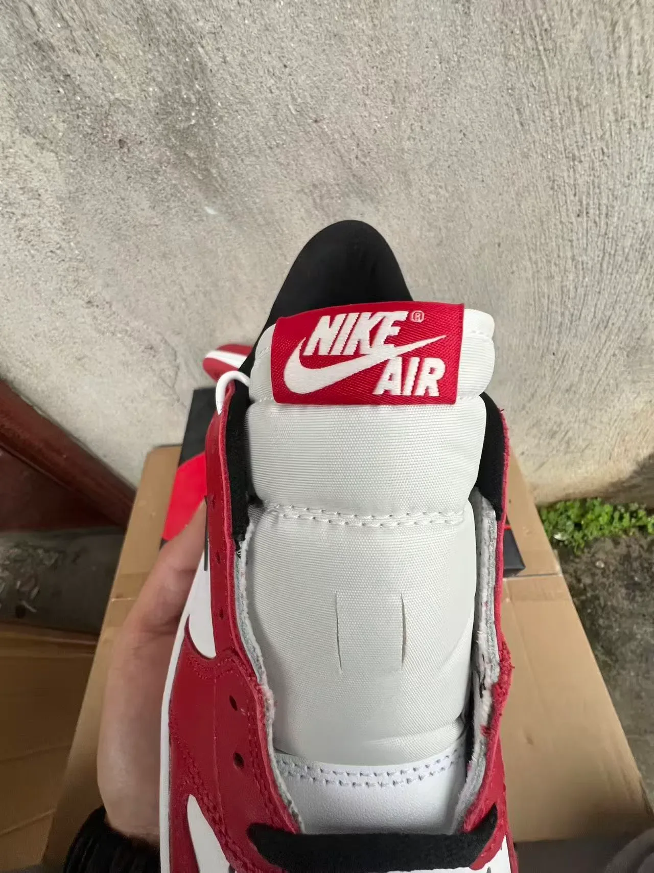 Nike Air Jordan 1 Red White Black Lifestyle Sneakers 3