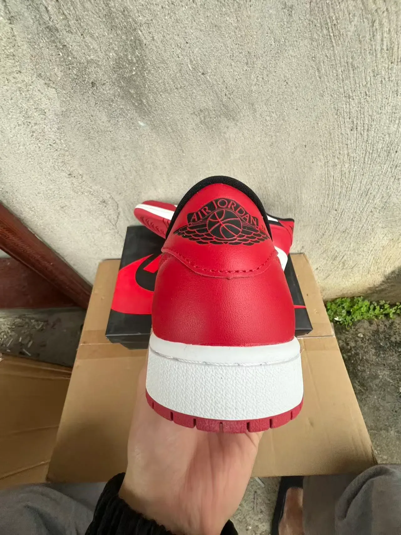 Nike Air Jordan 1 Red White Black Lifestyle Sneakers 7