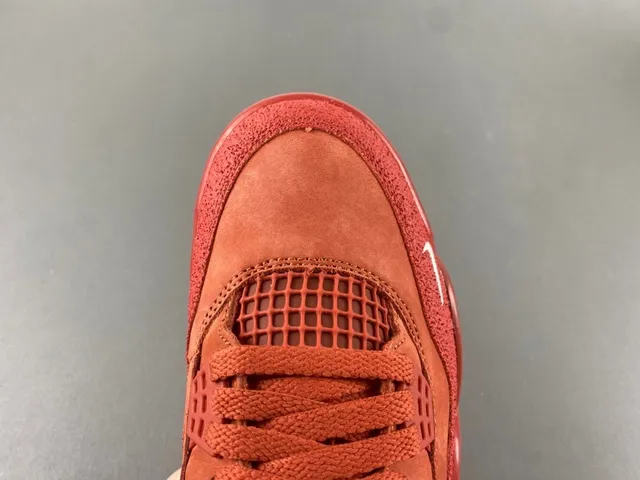 Nike Air Jordan 4 Red Monochrome Basketball Shoes 5