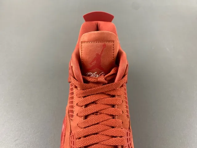 Nike Air Jordan 4 Red Monochrome Basketball Shoes 6