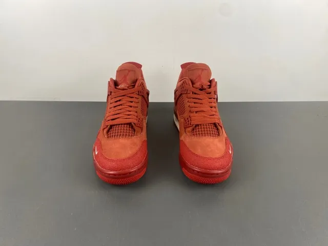 Nike Air Jordan 4 Red Monochrome Basketball Shoes 10