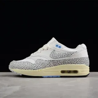 Nike Air Max 1 Spotted Print Cream Gray Lifestyle Sneakers