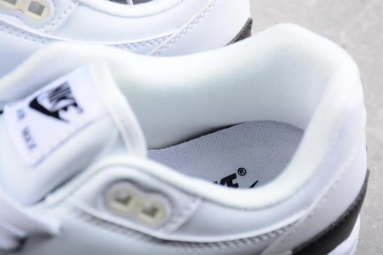 Nike Air Max 1 White Black Lifestyle Sneakers 6