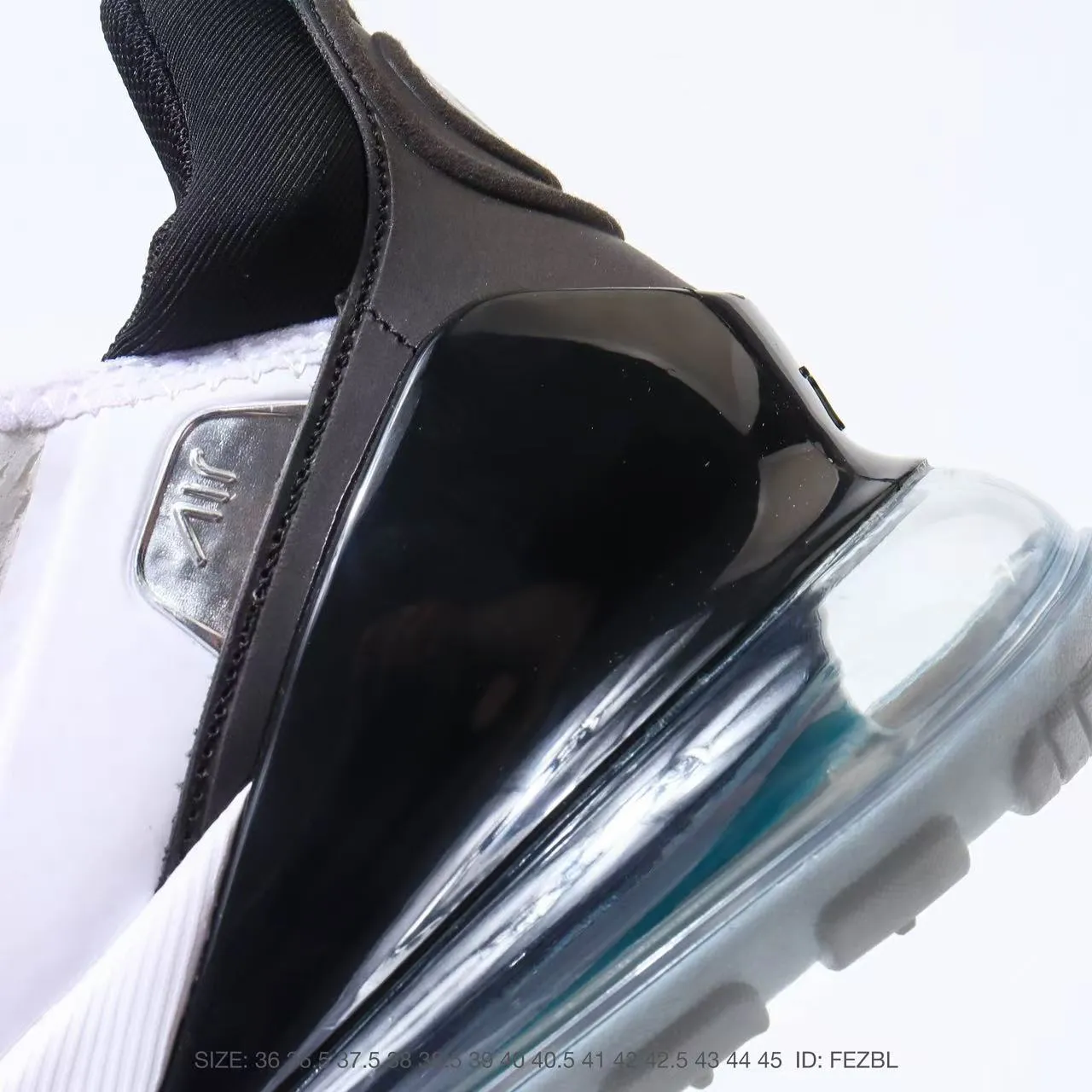 Nike Air Max 270 White Black Turquoise Lifestyle Sneakers 9