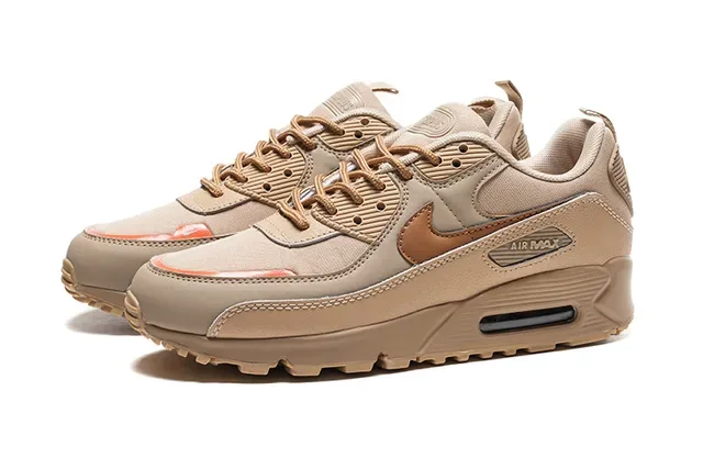 Nike Air Max 90 Beige Tonal Lifestyle Sneakers 5
