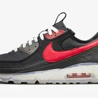 Nike Air Max 90 Black and Red Lifestyle Sneakers