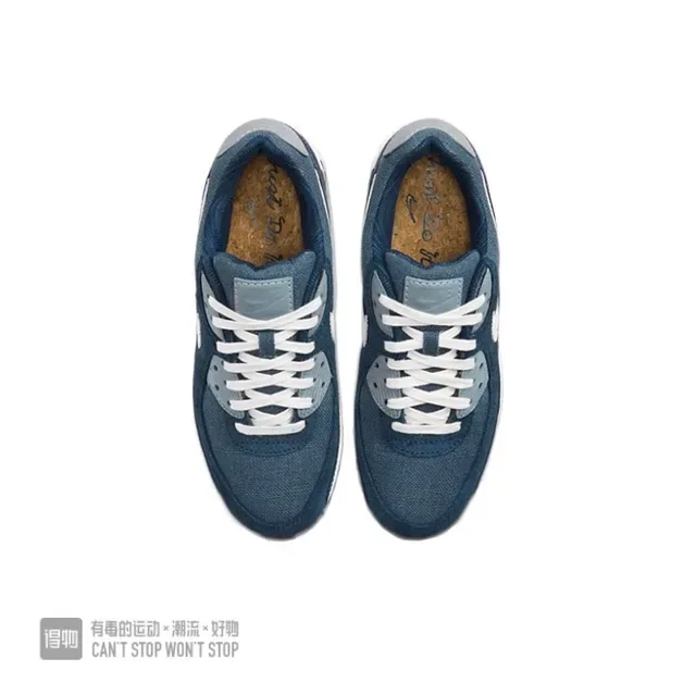 Nike Air Max 90 Navy and White Lifestyle Sneakers 2