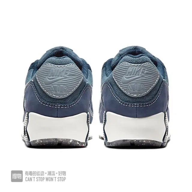 Nike Air Max 90 Navy and White Lifestyle Sneakers 3