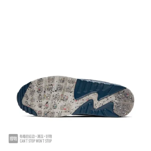 Nike Air Max 90 Navy and White Lifestyle Sneakers 4
