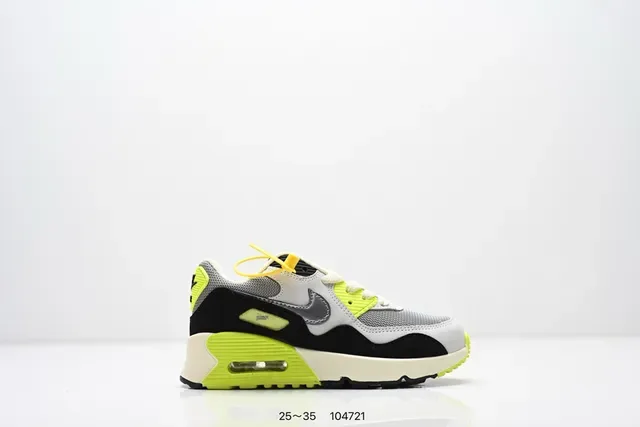 Nike Air Max 90 Neon Lime Lifestyle Sneakers 2