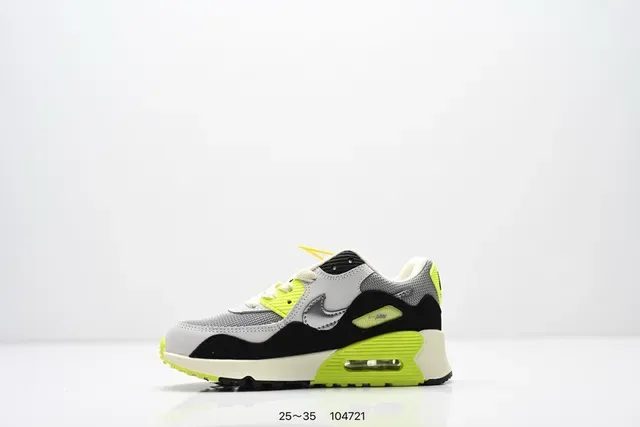 Nike Air Max 90 Neon Lime Lifestyle Sneakers 8