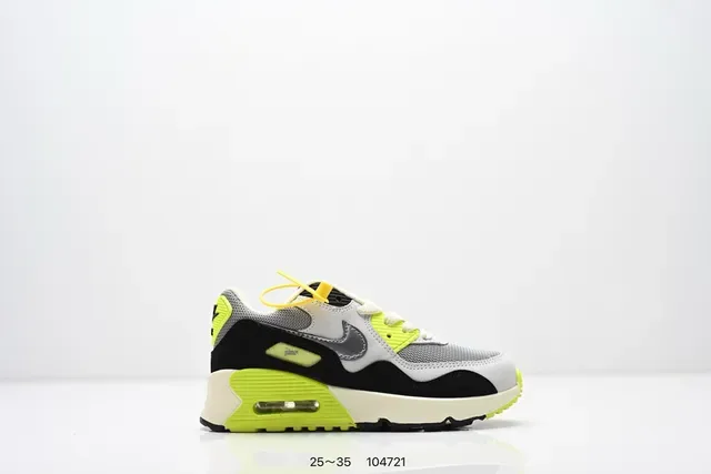 Nike Air Max 90 Neon Lime Lifestyle Sneakers 9