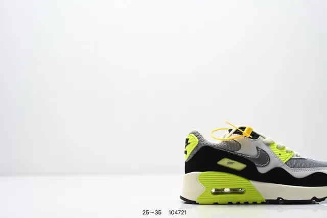 Nike Air Max 90 Neon Lime Lifestyle Sneakers 10