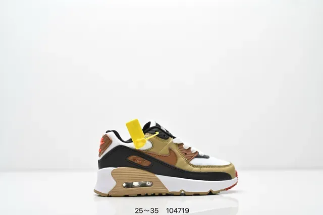 Nike Air Max 90 White Black Orange Lifestyle Sneakers 11