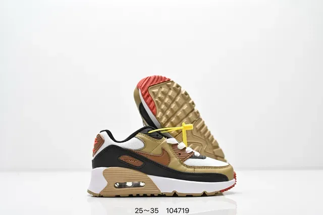 Nike Air Max 90 White Black Orange Lifestyle Sneakers 15