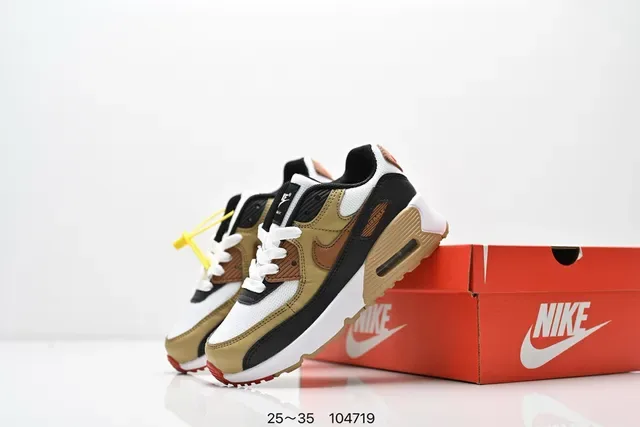 Nike Air Max 90 White Black Orange Lifestyle Sneakers 19