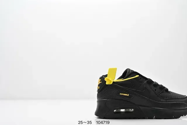 Nike Air Max 90 White Black Orange Lifestyle Sneakers 21