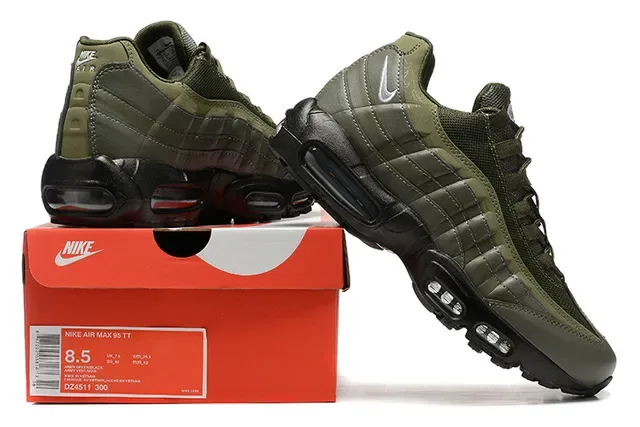 Nike Air Max 95 Black Volt Lifestyle Sneakers 14