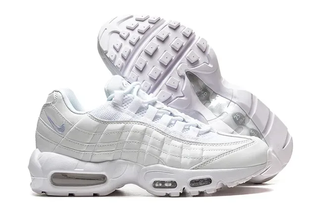 Nike Air Max 95 White Quilted Lifestyle Sneakers 3