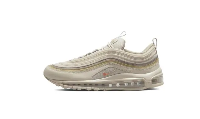 Nike Air Max 97 Beige and Gold Lifestyle Sneakers 2