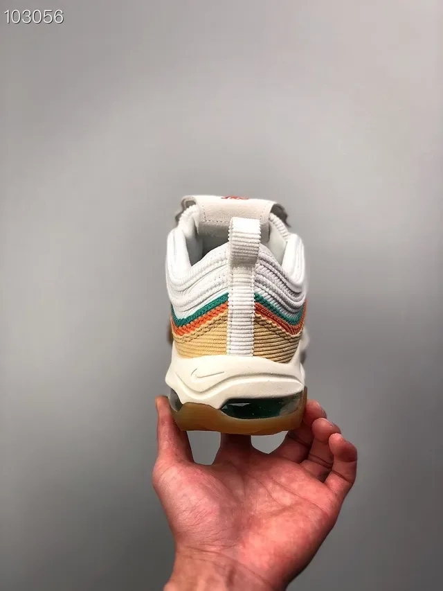 Sneakers Nike Air Max 97 Beige Teal Orange Lifestyle 6