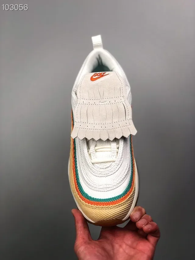 Sneakers Nike Air Max 97 Beige Teal Orange Lifestyle 8
