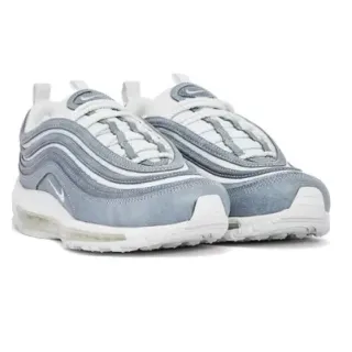 Nike Air Max 97 Light Blue-Gray Suede Lifestyle Sneakers