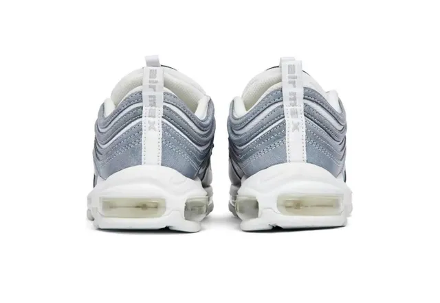 Nike Air Max 97 Light Blue-Gray Suede Lifestyle Sneakers 2