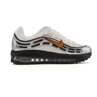 Nike Air Max 97 SE Branco Prateado Preto Dourado Vermelho tênis lifestyle