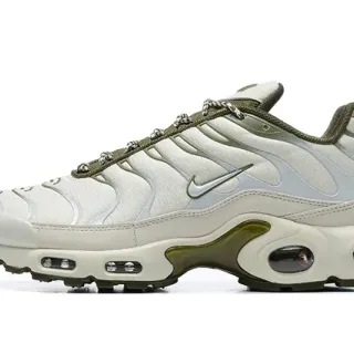 Nike Air Max Plus Olive Green Wave Pattern Lifestyle Sneakers
