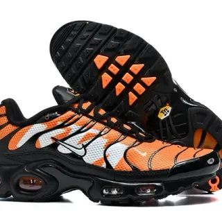 Nike Air Max Plus Orange Black White Lifestyle Sneakers