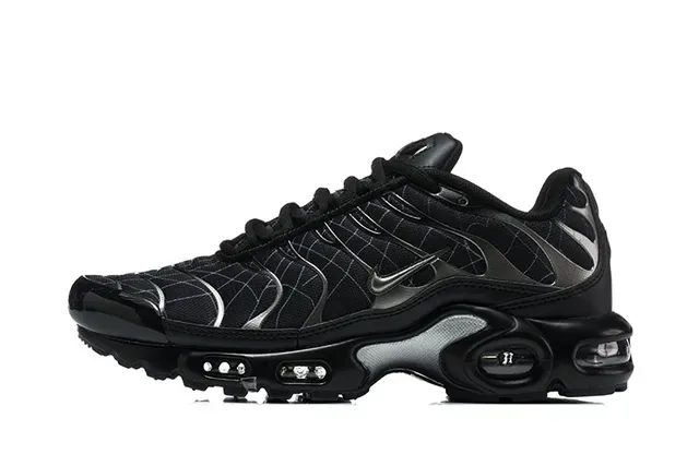 Nike Air Max Plus Orange Black White Lifestyle Sneakers 6