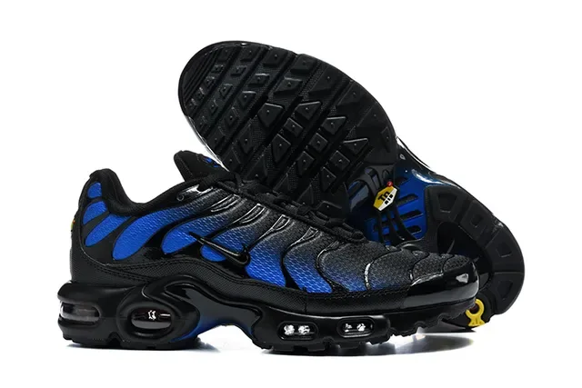 Nike Air Max Plus Patterned White Blue Orange Lifestyle Sneakers 11