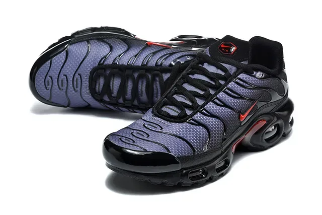 Nike Air Max Plus Patterned White Blue Orange Lifestyle Sneakers 16
