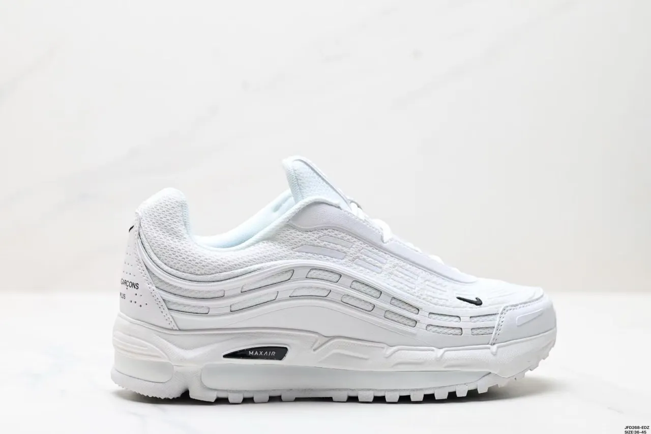 Nike Air Max Plus White Black Lifestyle Sneakers 9