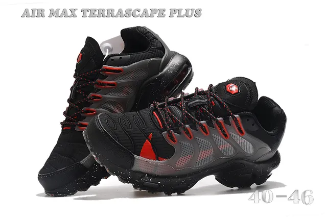 Nike Air Max Terrascape Plus Black Red Lifestyle Sneakers 2