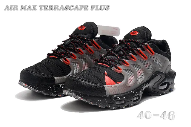 Nike Air Max Terrascape Plus Black Red Lifestyle Sneakers 4