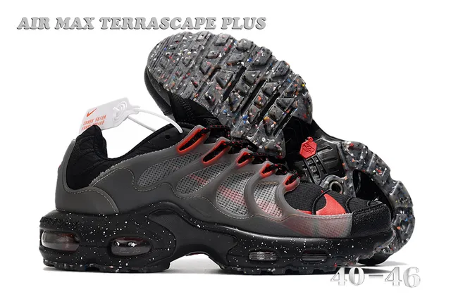 Nike Air Max Terrascape Plus Black Red Lifestyle Sneakers 5